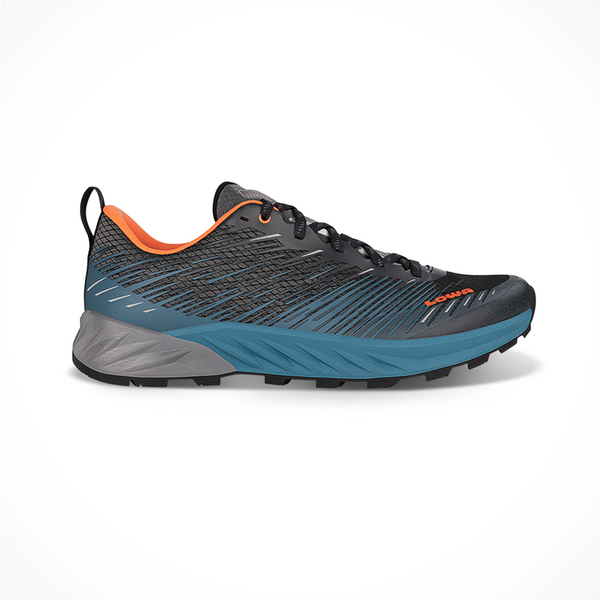 NEW LOWA men\'s amplux all terrain running shoe in flame/grey Lowa | Men main image 4