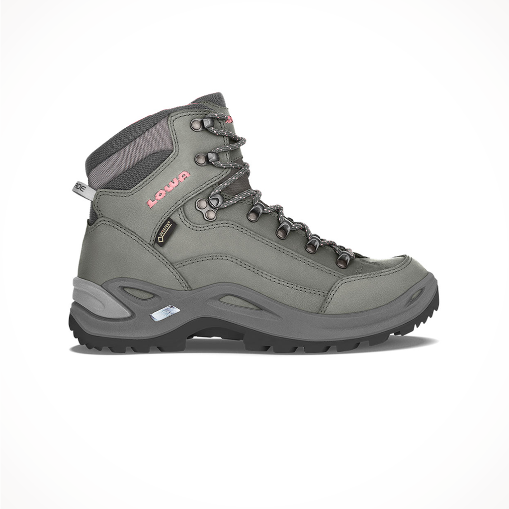 Lowa Womens Renegade Mid GTX Graphite Rose Hero