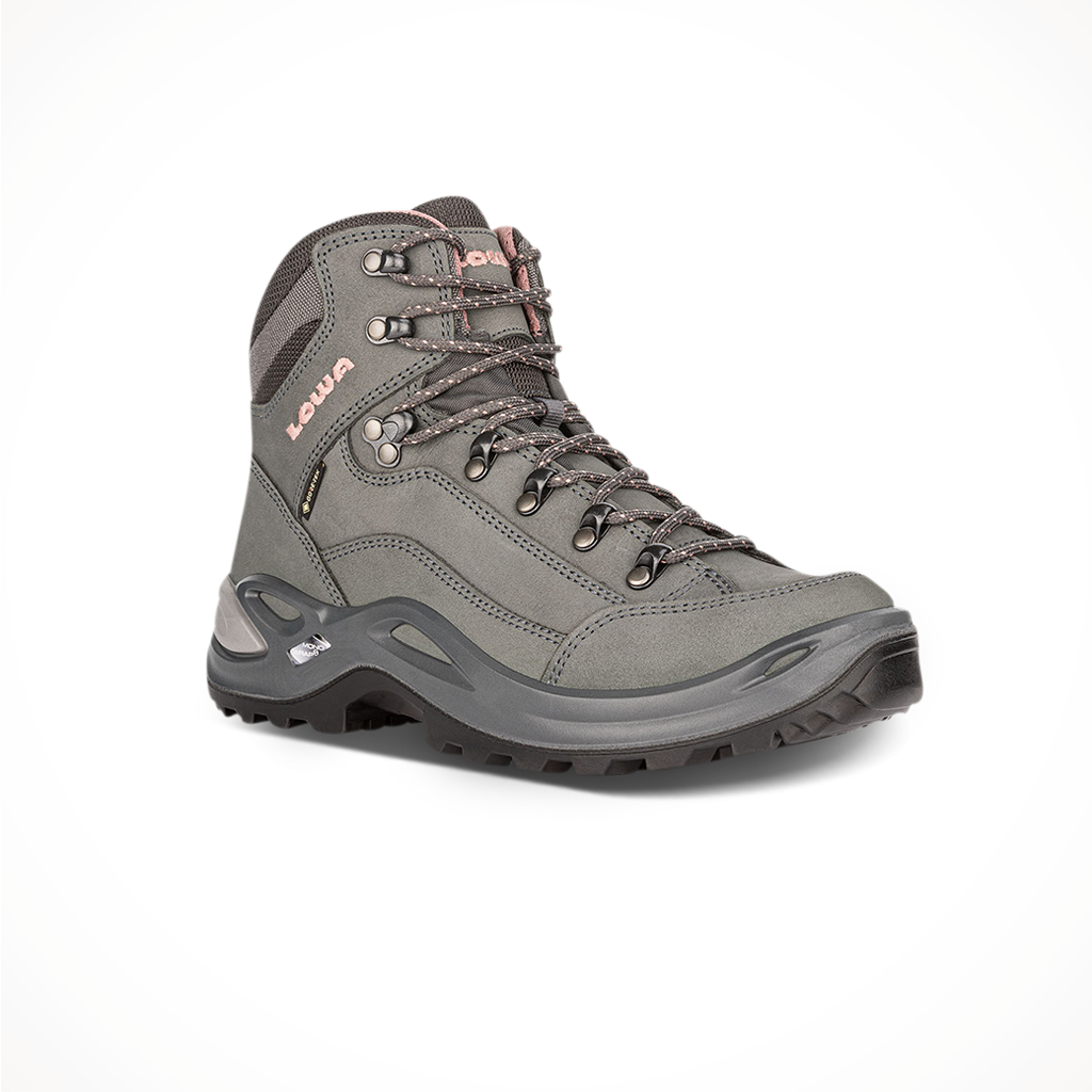 Lowa Womens Renegade Mid GTX Graphite Rose Iso