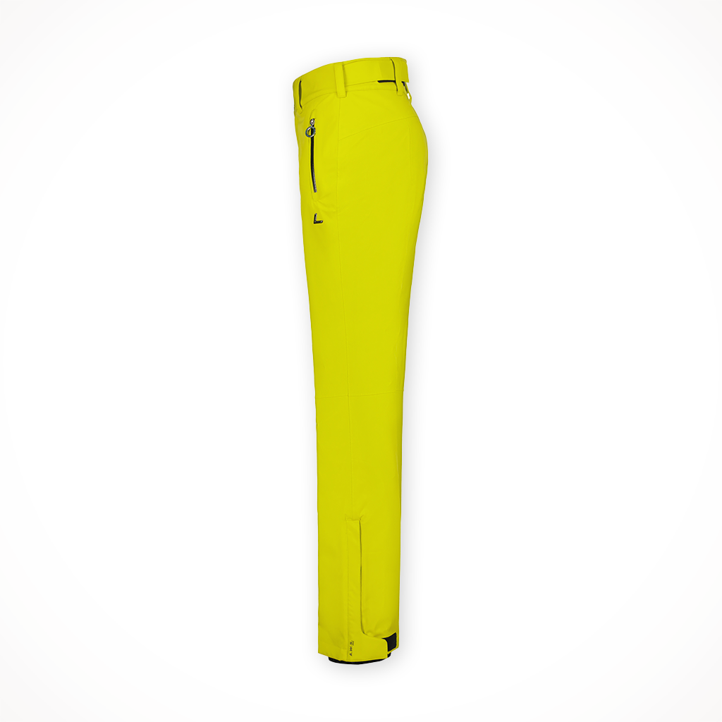 Product image: Luhta Jero Pant Yellow Womens 2024, side profile view.