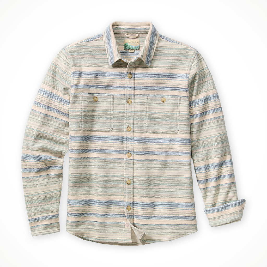 Pacifica Stretch Twill Overshirt — Men's