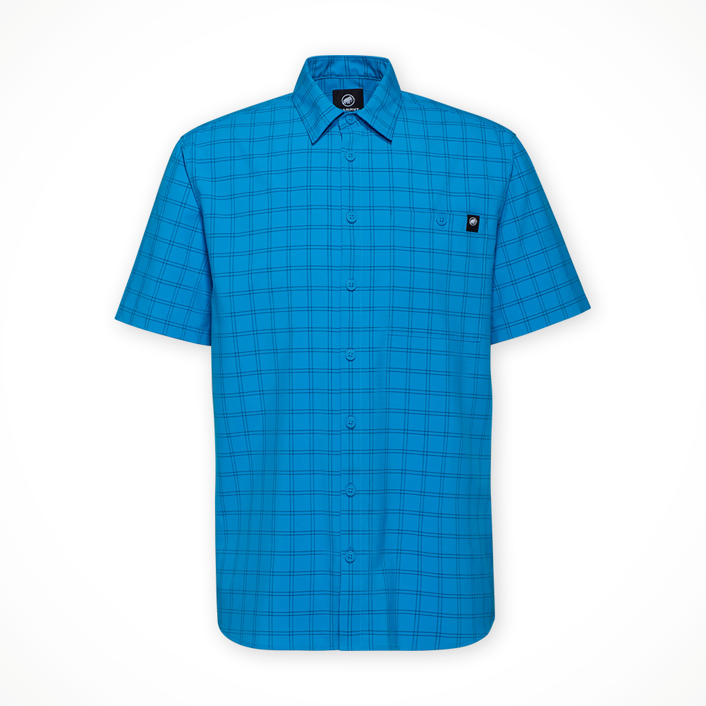 Product image: Mammut Lenni Shirt Glacier Blue Mens 2026, shown in primary marketing view.