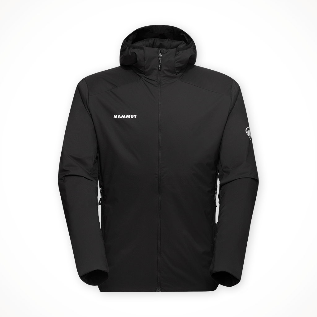 Product image: Mammut Rime Light IN Flex Hooded Jacket Black Mens 2024, shown in primary marketing view.