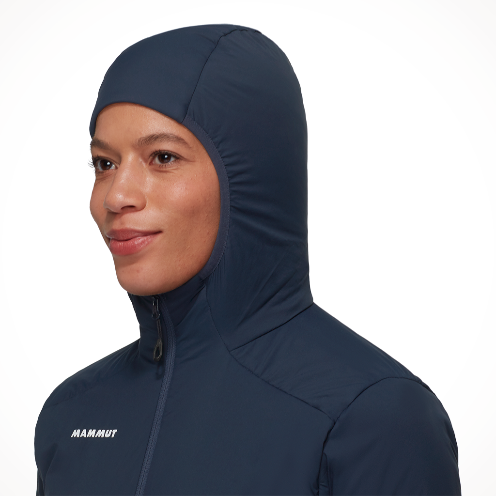Product image: Mammut Rime Light IN Flex Hooded Jacket Marine Womens 2024 Alt3.
