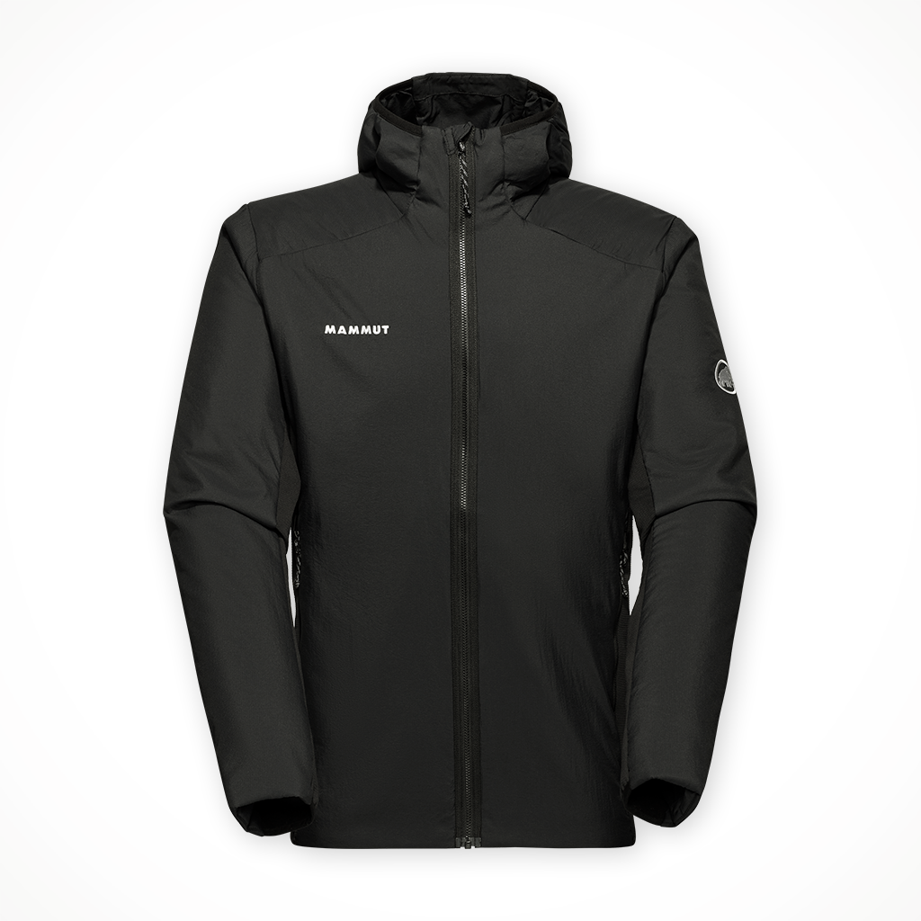 Product image: Mammut Rime Lt IN Hybrid hood jckt blck mens 25, shown in primary marketing view.