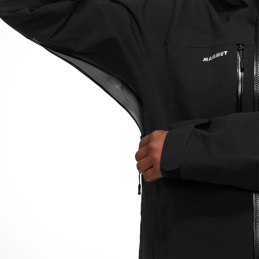 Product image: Mammut Stoney HS Hooded Jacket Black Womens 2024 Alt1.