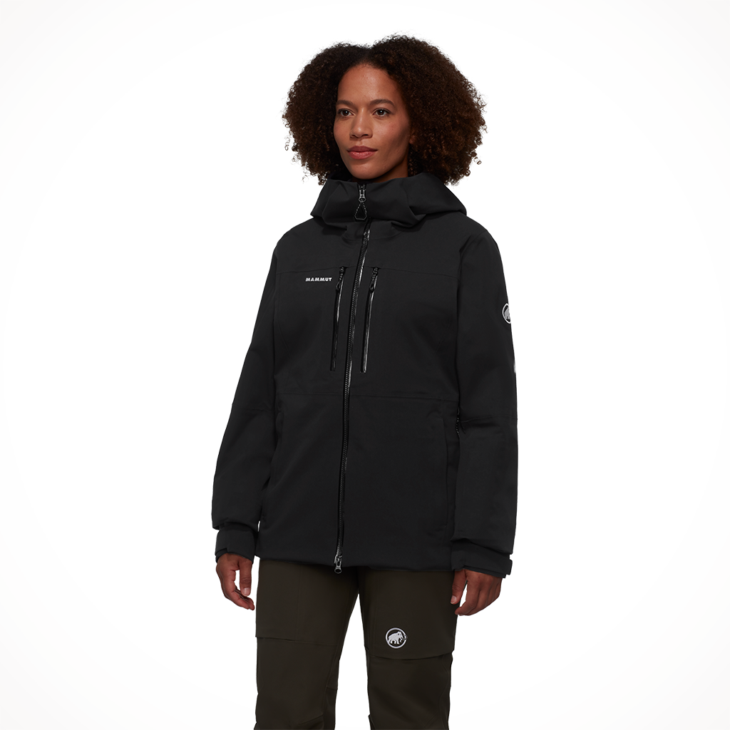 Product image: Mammut Stoney HS Hooded Jacket Black Womens 2024 Alt4.