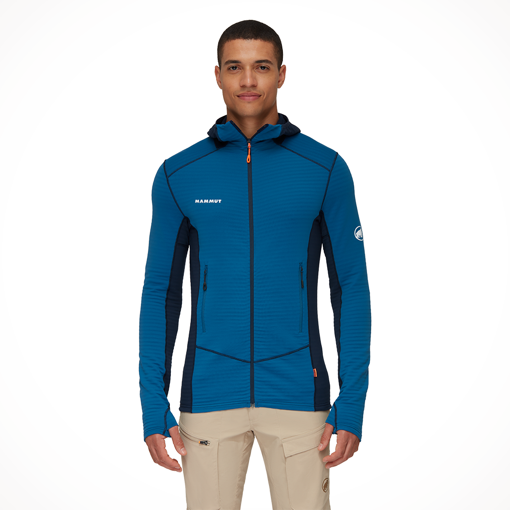 Product image: Mammut Taiss Light ML Hooded Jacket Deep Ice Mens 2024 Alt1.