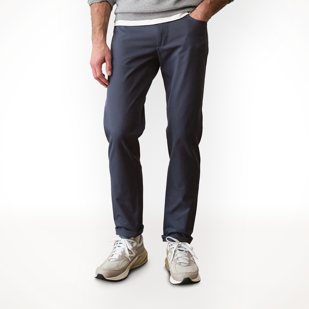 Product image: Marine Layer 5 Pocket slim Straight Pant India Ink Mens 2026 alt1.