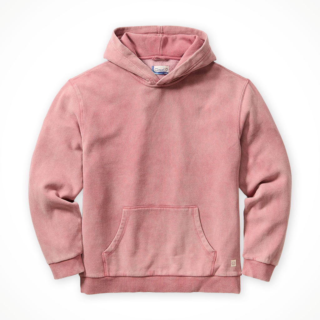 Product image: Marine Layer C Loud 9 Fleece Relaxed Hoodie Withered Rose mens 2026 Hero1.