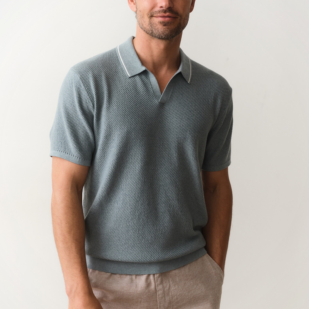 Greyson Sweater Polo — Men's