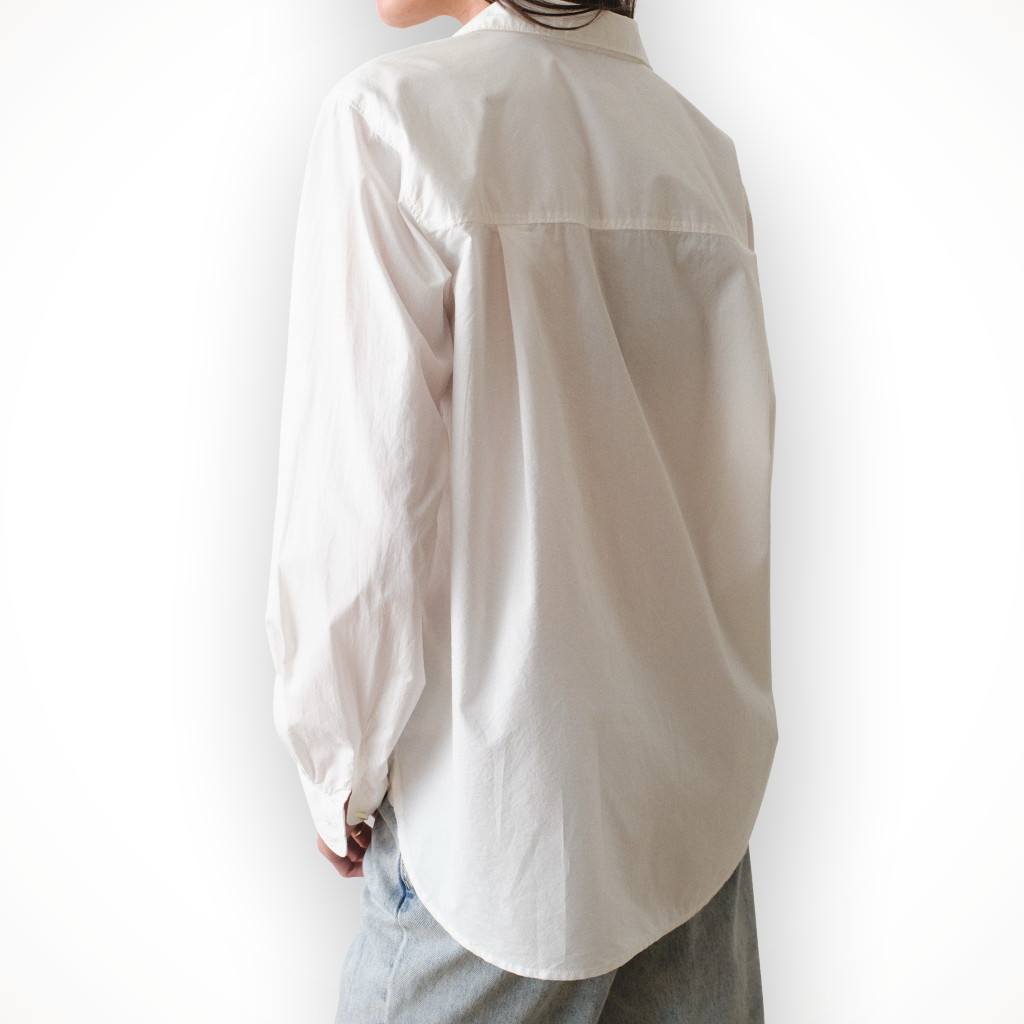 Product image: Marine Layer Jane Relaxed Shirt Cali Poplin White Womens 2026 alt2.