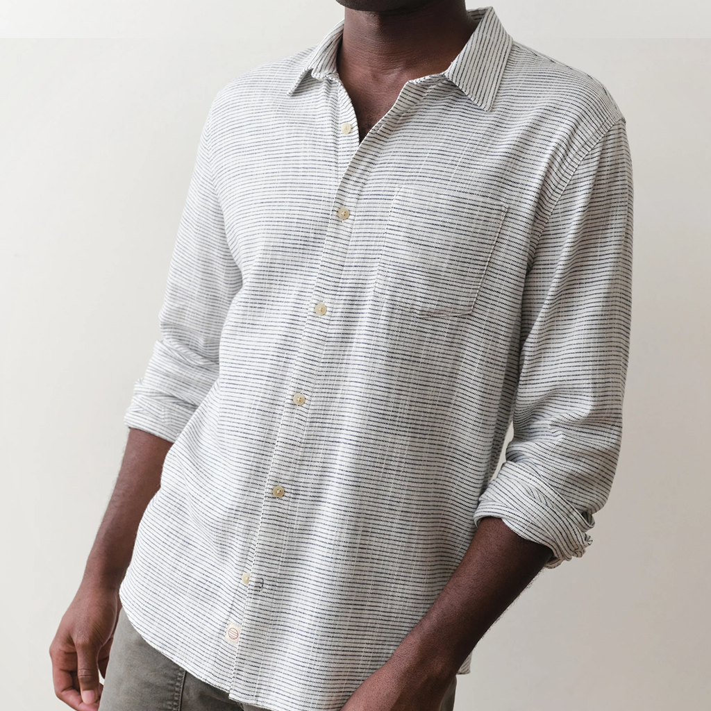 LS Classic Stretch Selvage Shirt — Men's
