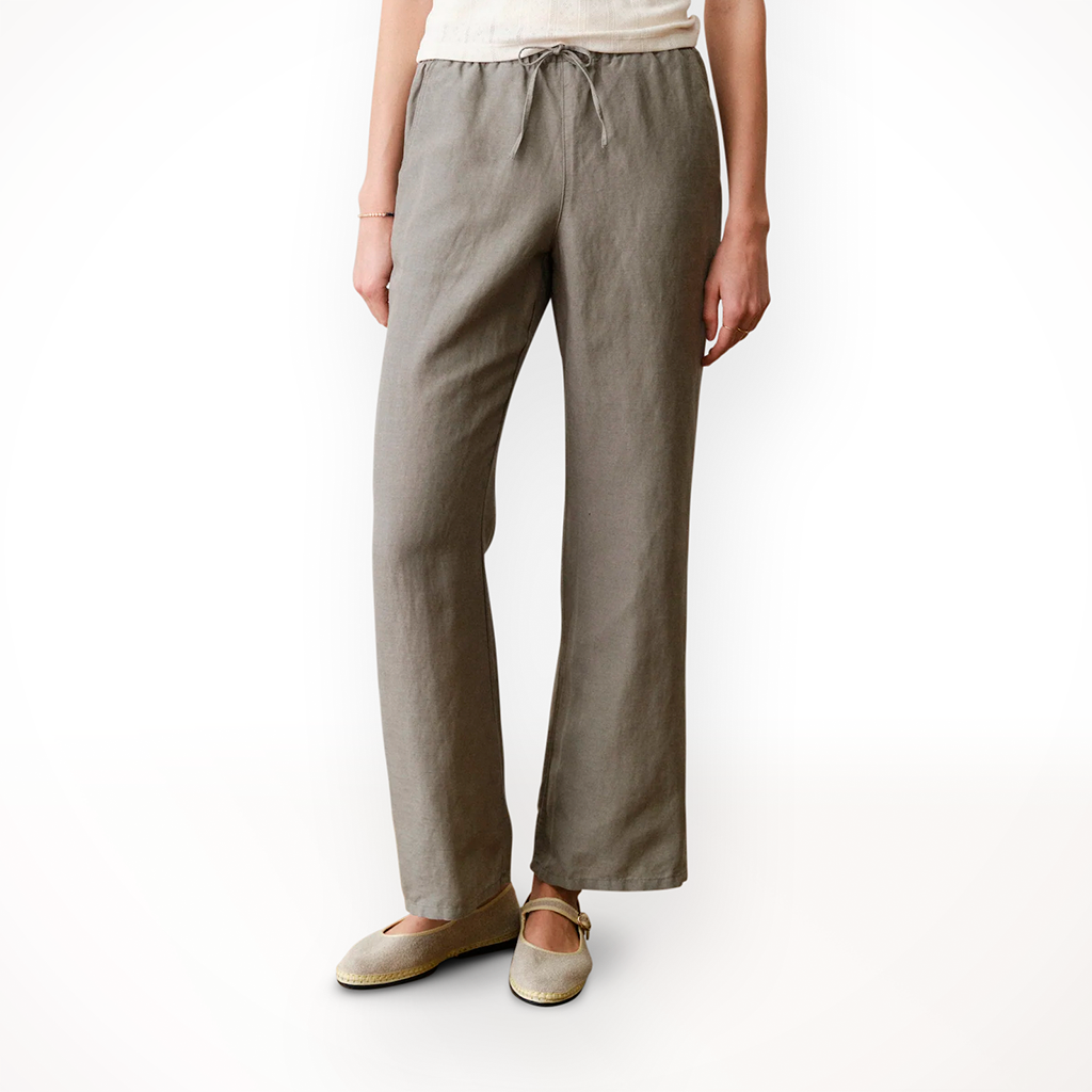 Product image: Marine Layer Linen Drawstring Pant sea Spray Womens 2026, shown in primary marketing view.