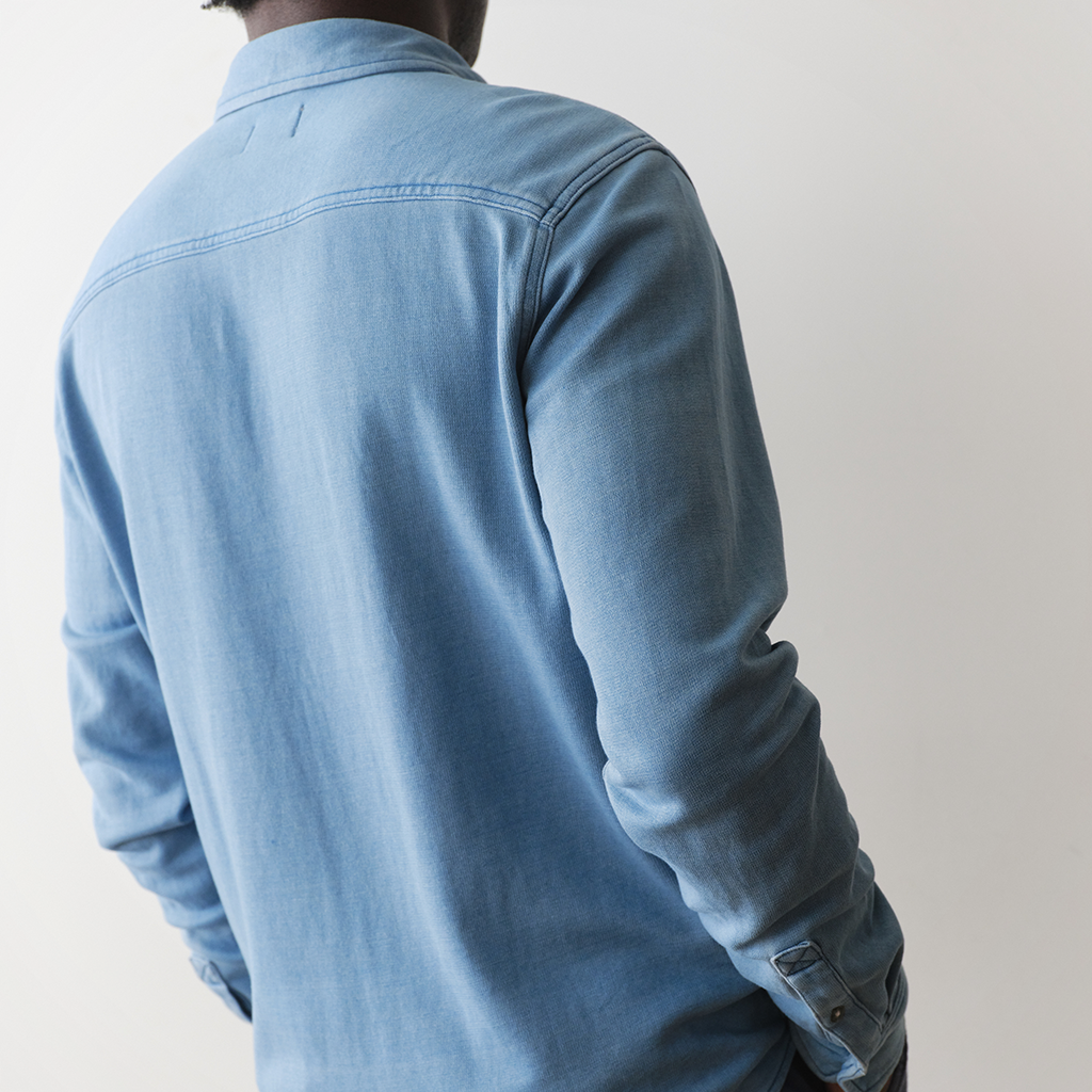 Product image: Marine Layer Pacifica S Tretch Shirt Indigo Mens 2026 Alt2.