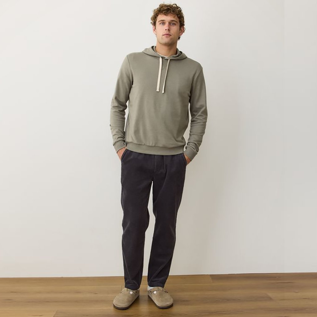 Product image: Marine Layer Pacifica Stretch Hoodie Vetiver Mens 2025 Alt1.