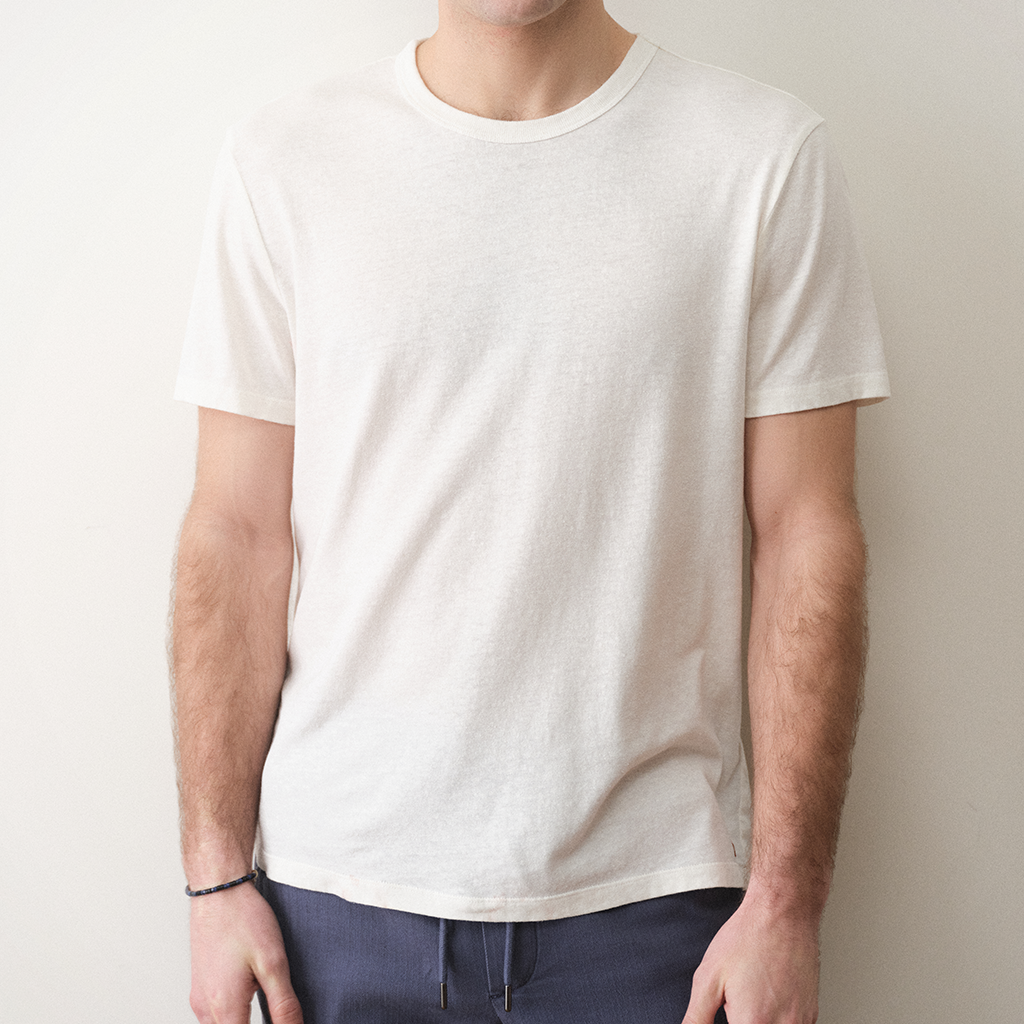 Relaxed Hemp Cotton Tee — Men's