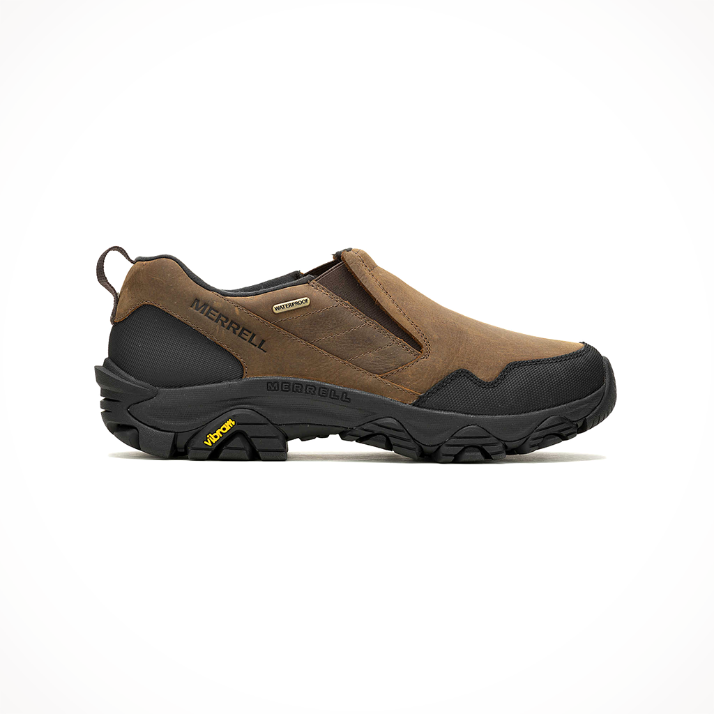 Product image: Merrell Mens Coldpack 3 Thermo MOC Waterproof Earth, shown in primary marketing view.