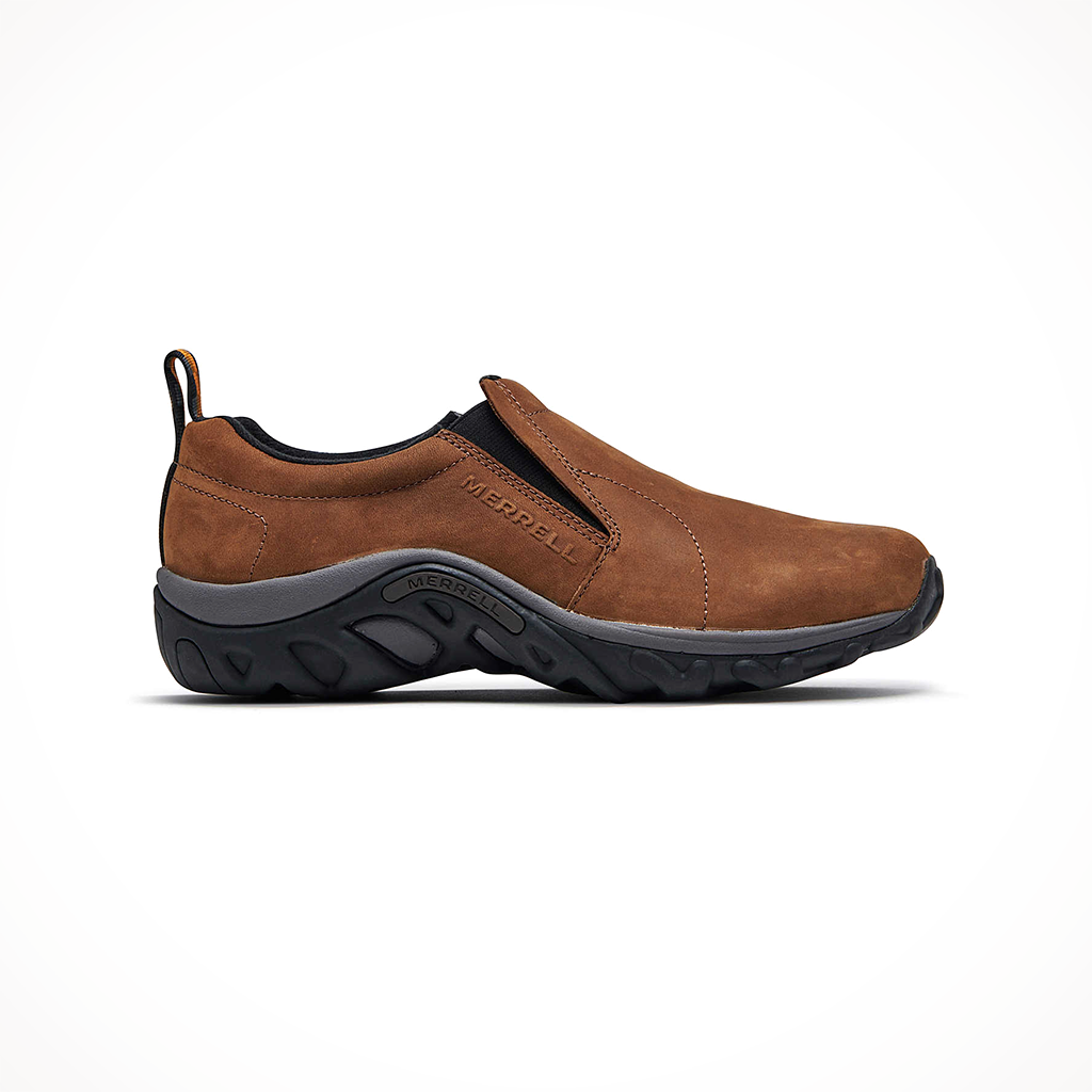 Product image: Merrell Mens Jungle Moc Brown, shown in primary marketing view.