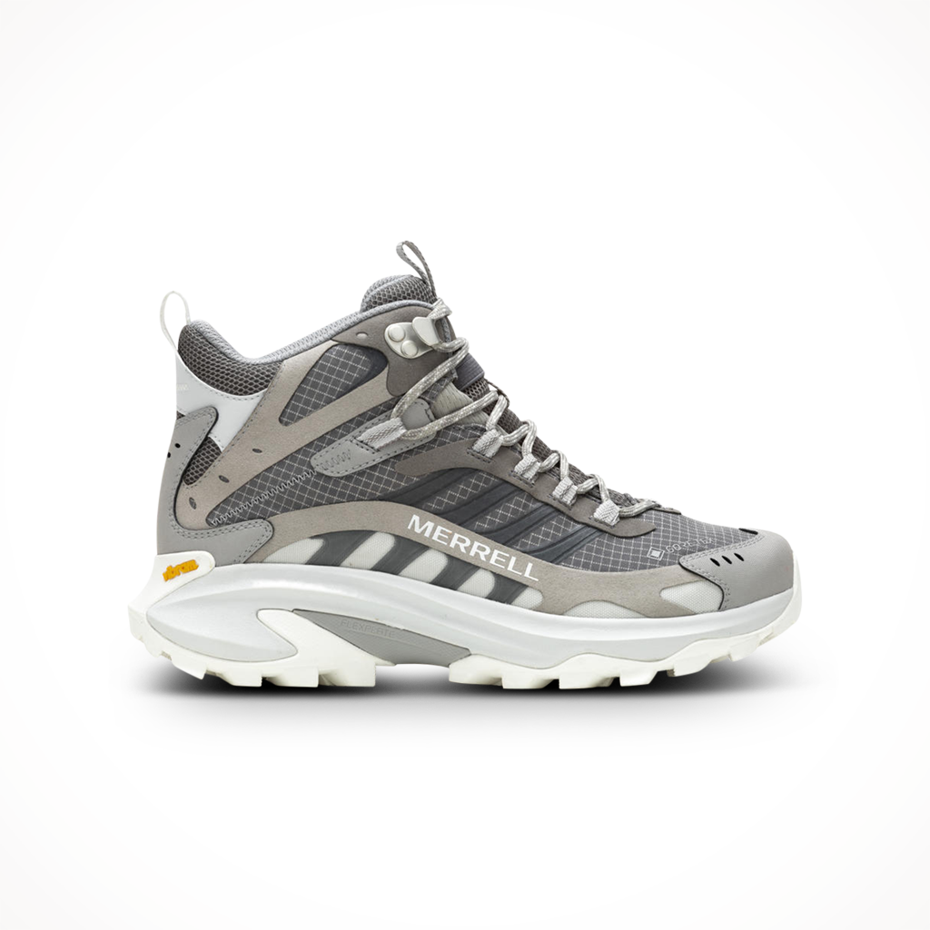 Product image: Merrell Moab Speed 2 Mid GTX Charcoal Womens 2025, shown in primary marketing view.