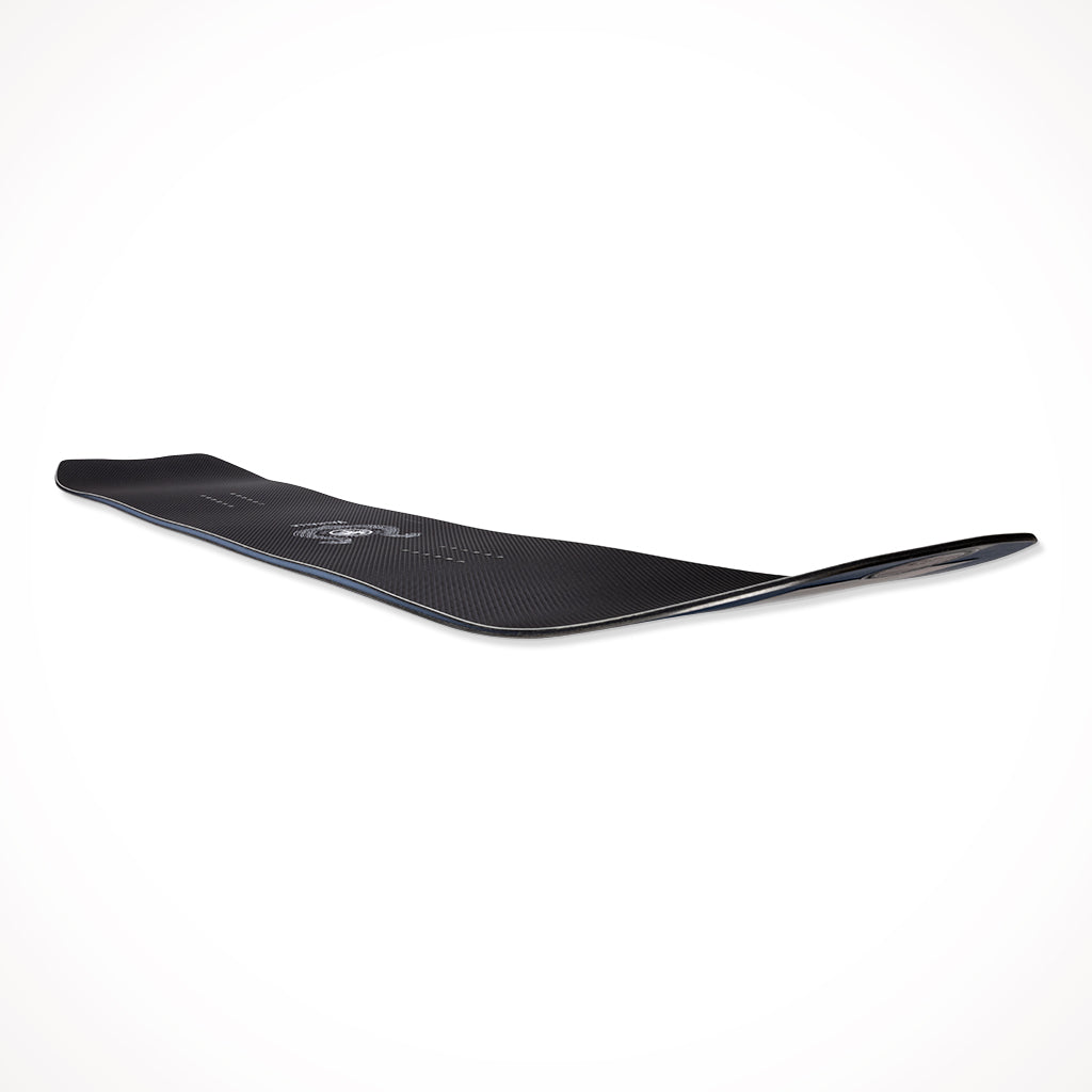 Product image: Never Summer Valhalla Mens Snowboard 2024 Front, side profile view.