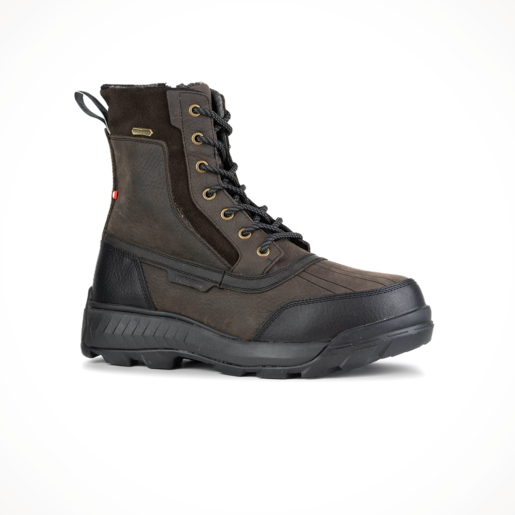 Product image: Nex Grip Mens Ice Mont Blanc Winter Boots Dark Brown, shown in primary marketing view.