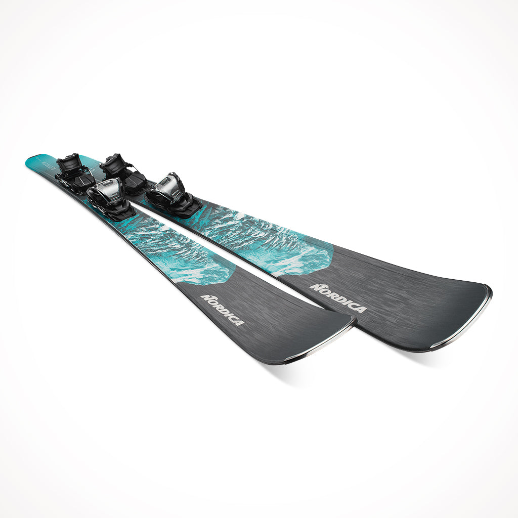 Product image: Nordica Wild Belle 78 CA Womens Skis 2024, shown from a three-quarter angled view.