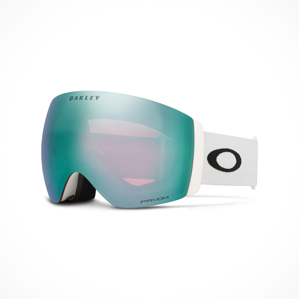 Product image: Oakley Flight Deck Pro L Matte White Prizm Sapphire Prizm Sage Go, shown in primary marketing view.