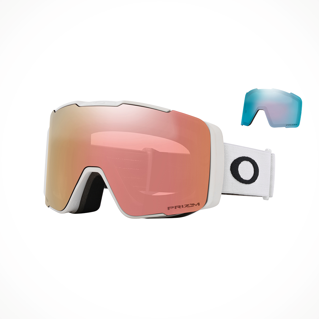 Product image: Oakley Line Miner P Ro M Matte White Prizm rosegold Prozm Iced Alt1.
