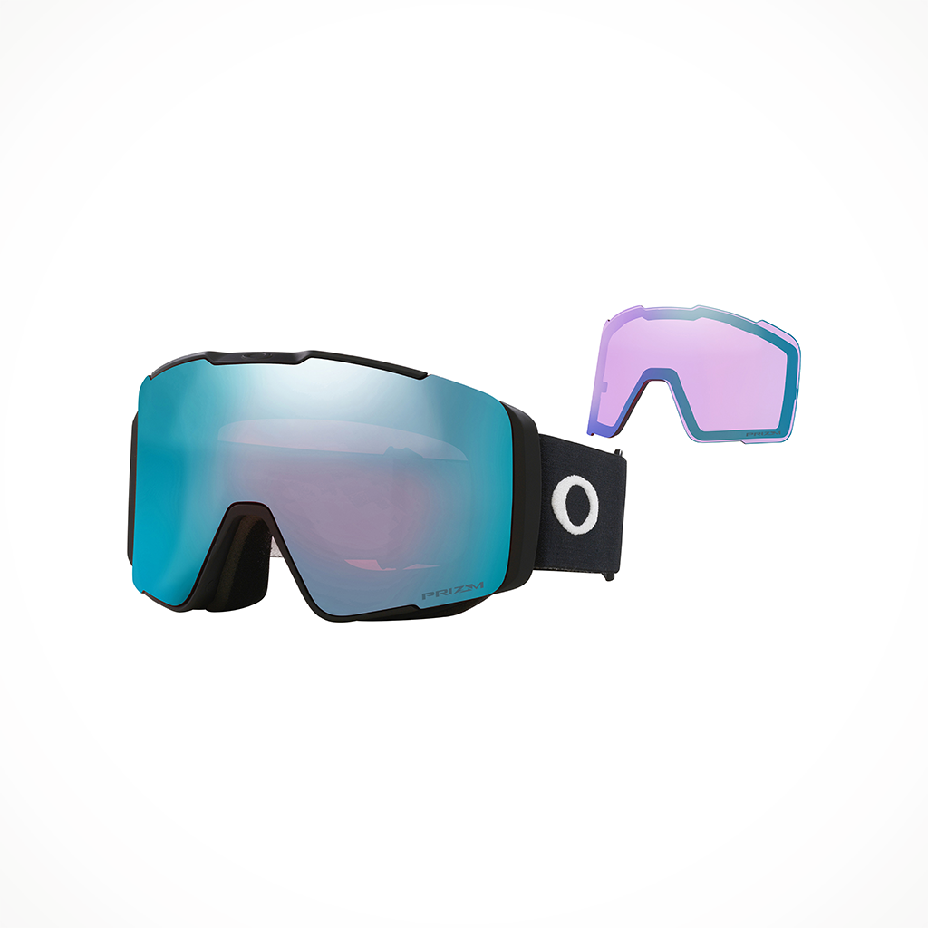 Product image: Oakley Line Miner Pro M A Matte Black Prizm Sapphire Irid Prizm Alt1.