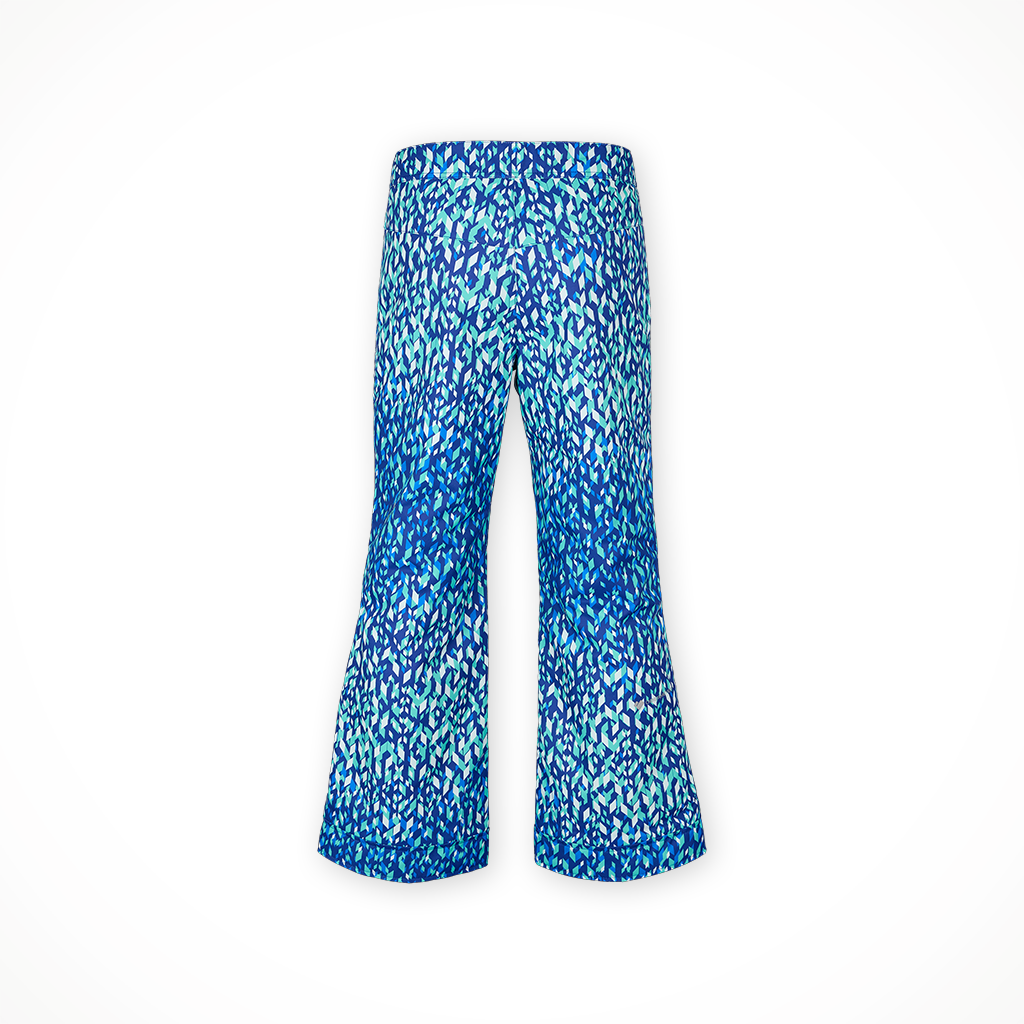 Product image: Obermeyer Brook Pant Print Tree Love girls 2025, shown from the back.