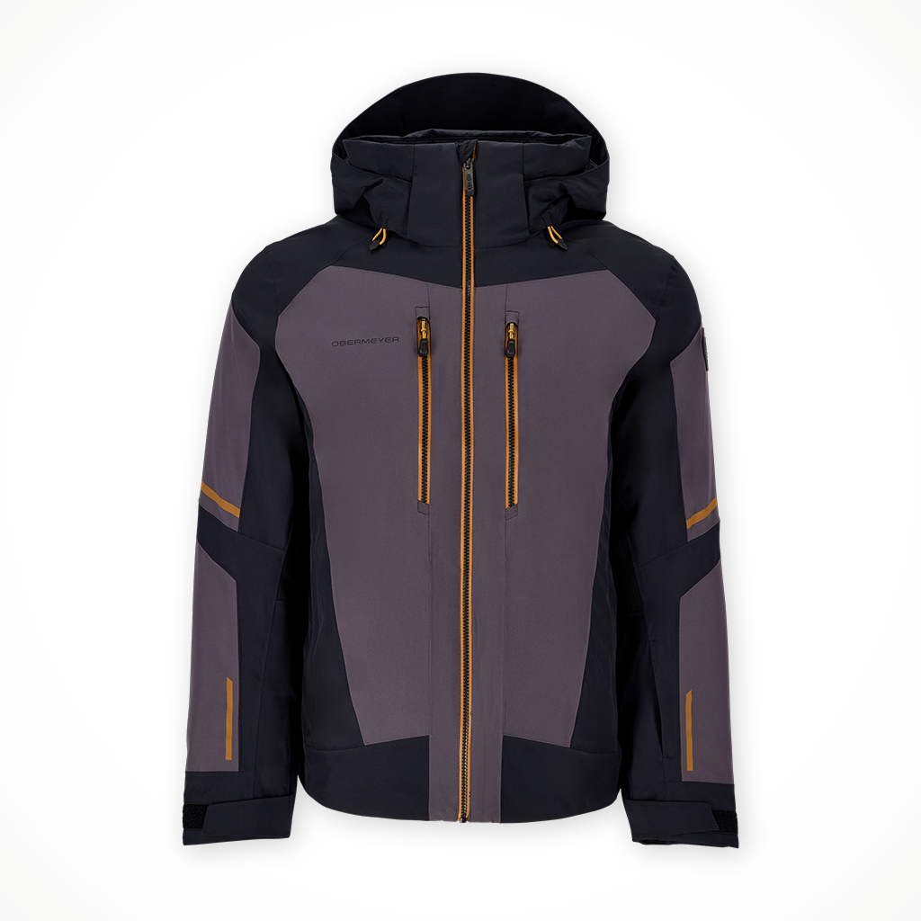 Product image: Obermeyer Charger Jacket Basalt mens 2025, shown in primary marketing view.