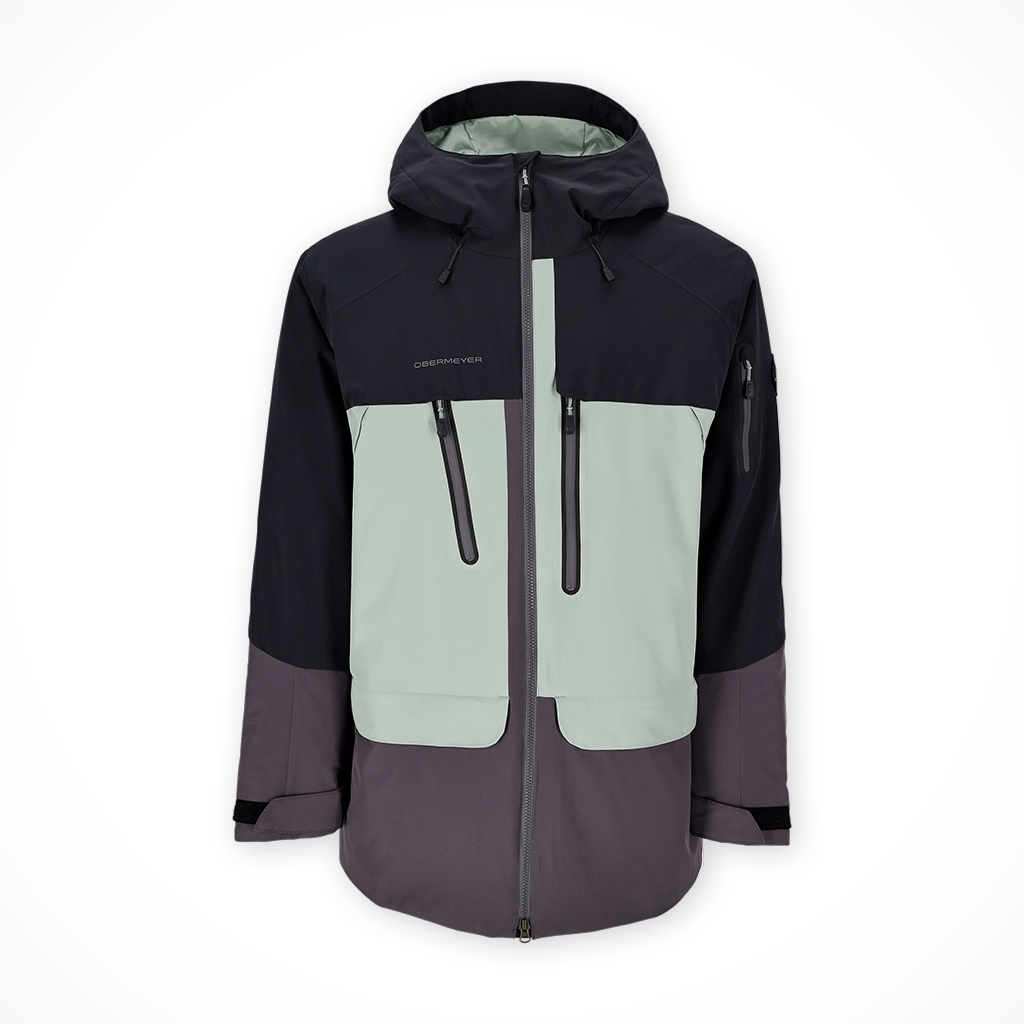 Product image: Obermeyer Cirque Jacket Summit Sage mens 2025, shown in primary marketing view.