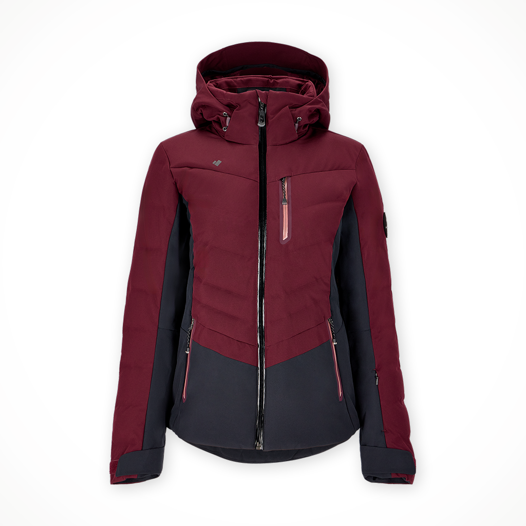 Product image: Obermeyer Cosima Down Jacket Cabernet W Omens 2025, shown in primary marketing view.