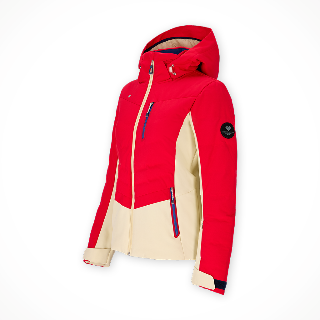 Product image: Obermeyer Cosima Down Jacket Ski Patrol W Omens 2025, shown from a three-quarter angled view.