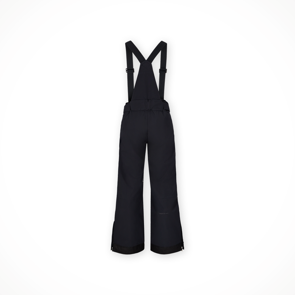 Product image: Obermeyer Enforcer Suspender Pant Blk Boys 2025, shown from the back.