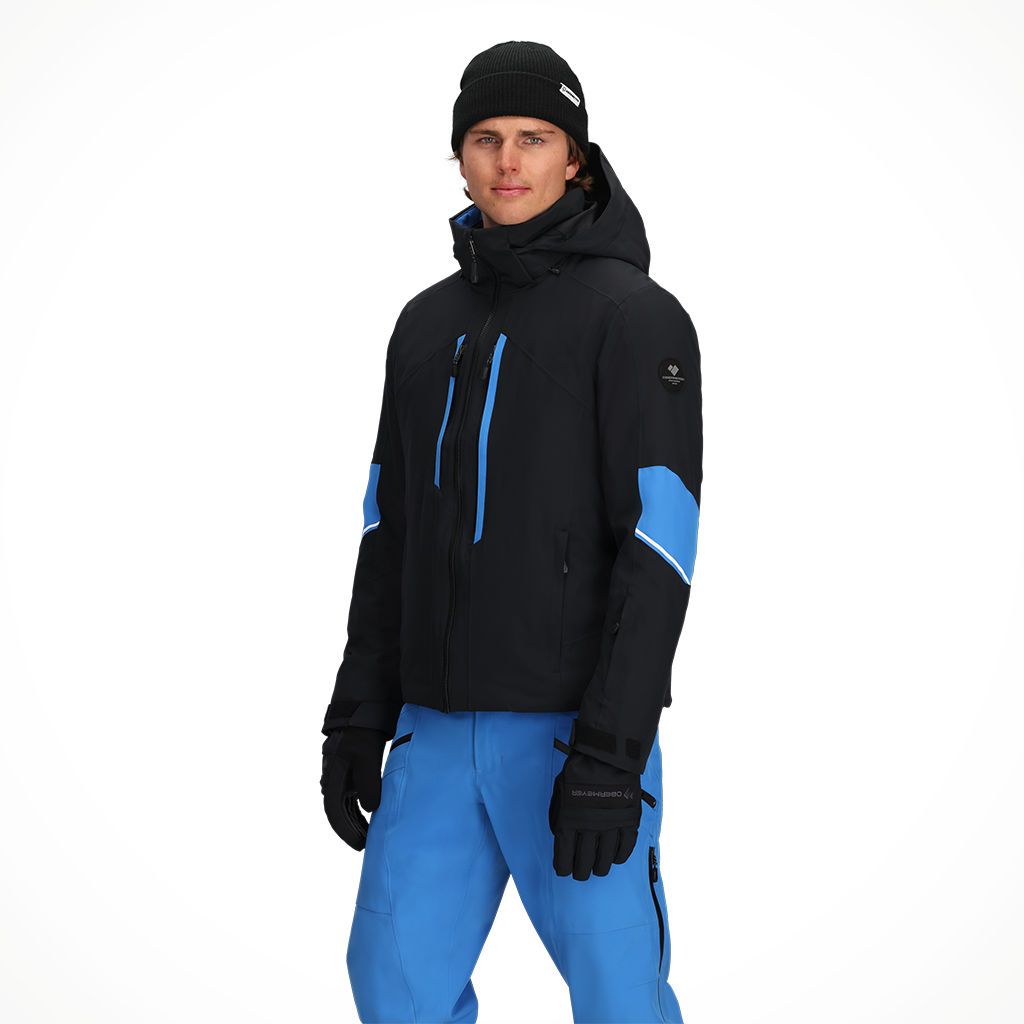 Product image: Obermeyer Fall Line Jacket Black II mens 2025 Alt1.