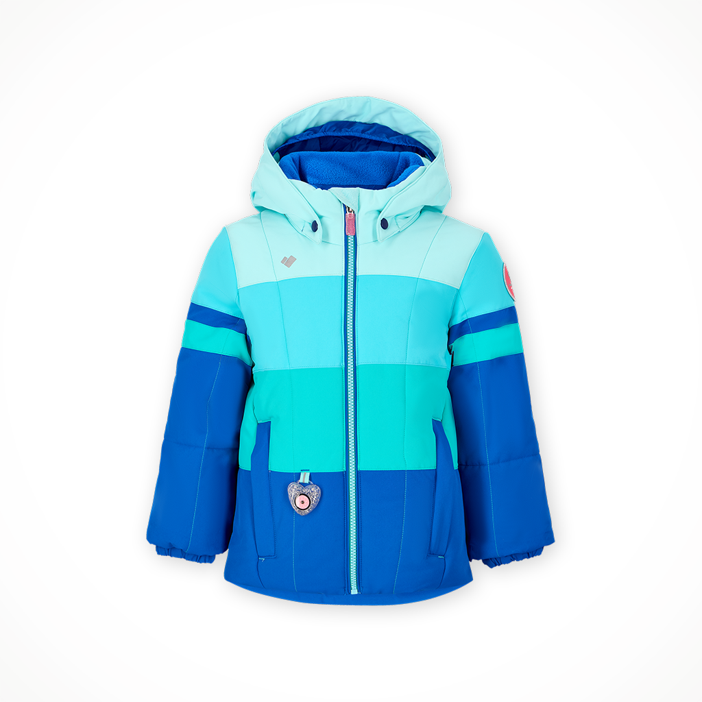 Product image: Obermeyer Kaizen Jacket Ski Blue Kids 2025, shown in primary marketing view.