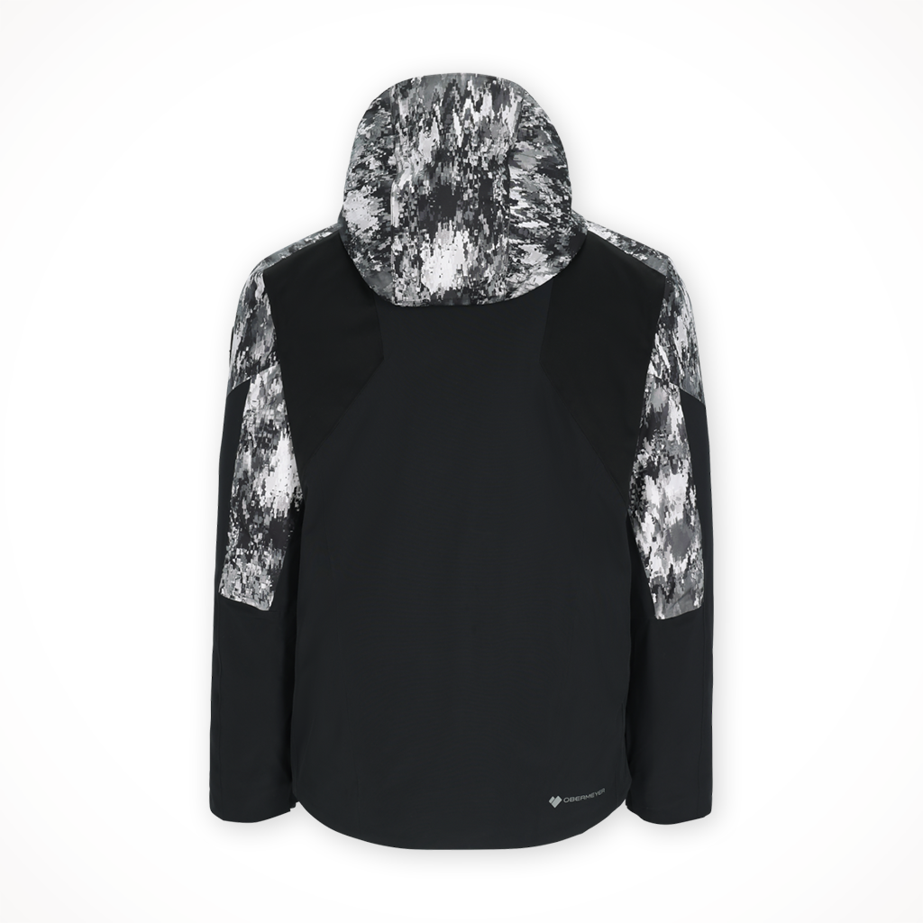Product image: Obermeyer Kenai Jacket Black Mens 2024, shown from the back.