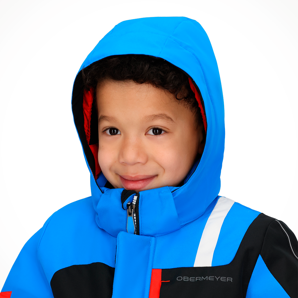 Product image: Obermeyer Super G Jacket Blue Vibes kids 2025 alt1.