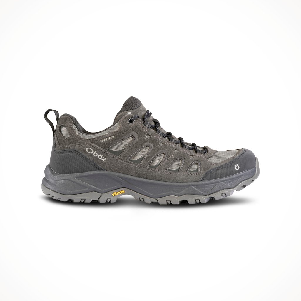 Product image: Oboz Sawtooth Ascent Low WP Charcoal mens 2025, shown in primary marketing view.