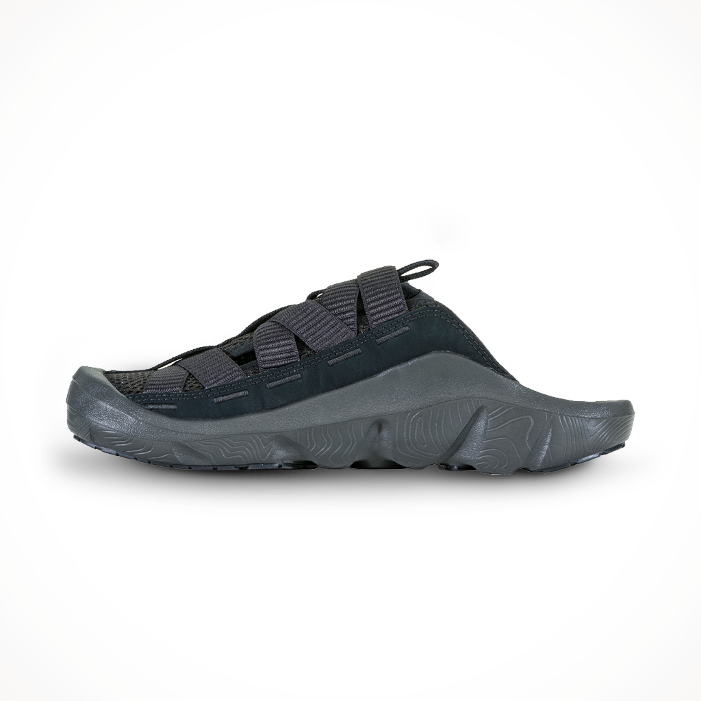 Product image: Oboz Mens Whakata Ease Black Sea, shown from the left side profile.