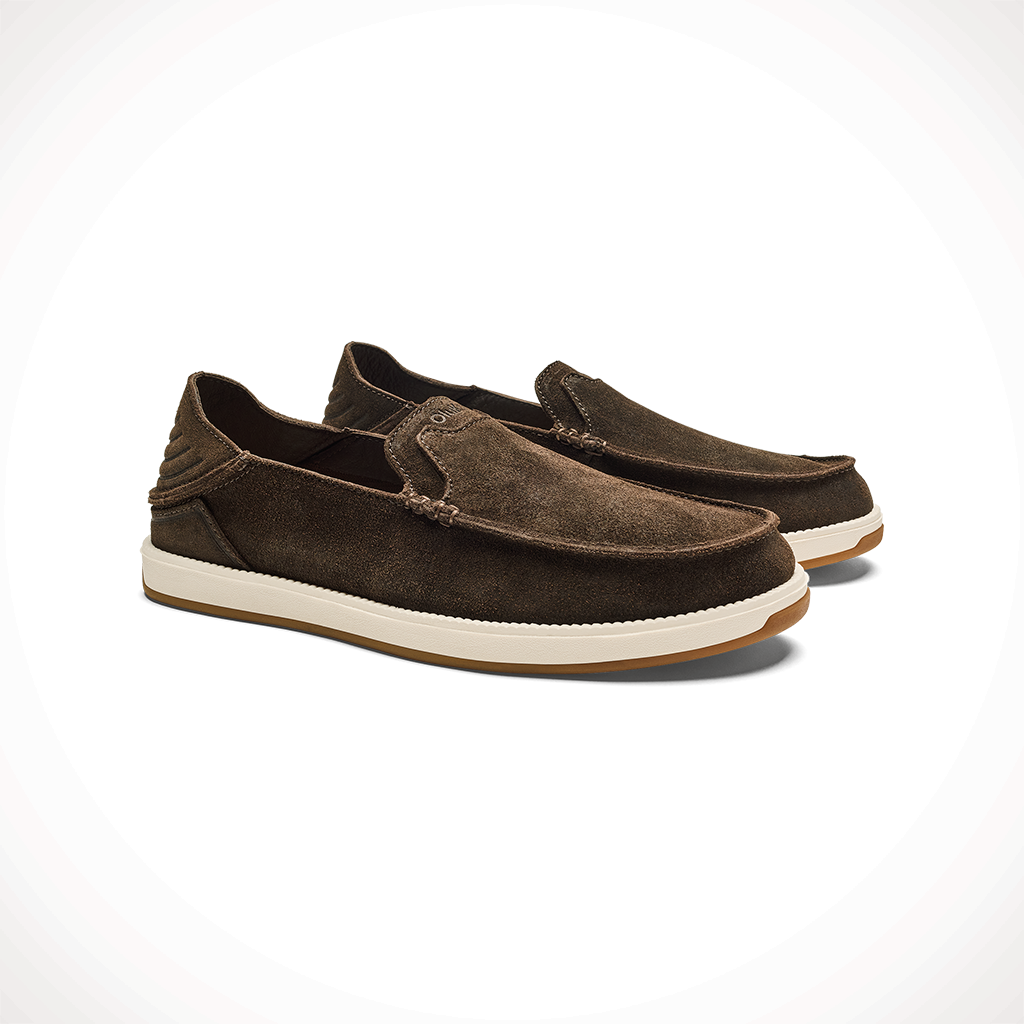 Product image: Olukai Kakaha Dark Wood Mens 2025, shown as a pair.