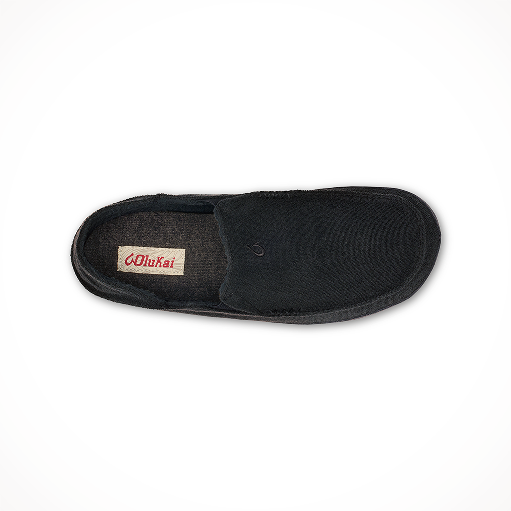 Product image: Olukai Moloa Hulu Lava Rock Lava Rock Mens 2024, shown from above.