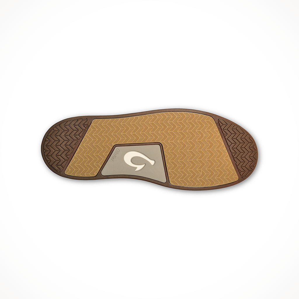 Product image: Olukai Papaku Ili Mus Mus Mens 2024, showing the bottom view.