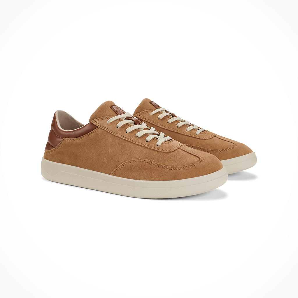 Product image: Olukai Punini Suede Tan Toffee Mens 2024, shown as a pair.