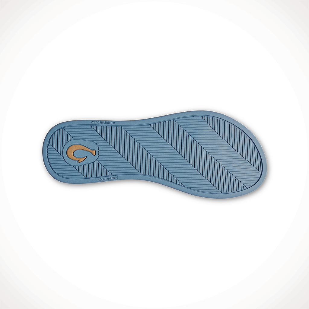 Product image: Olukai Uiki Bright Sky Womens 2025, showing the bottom view.