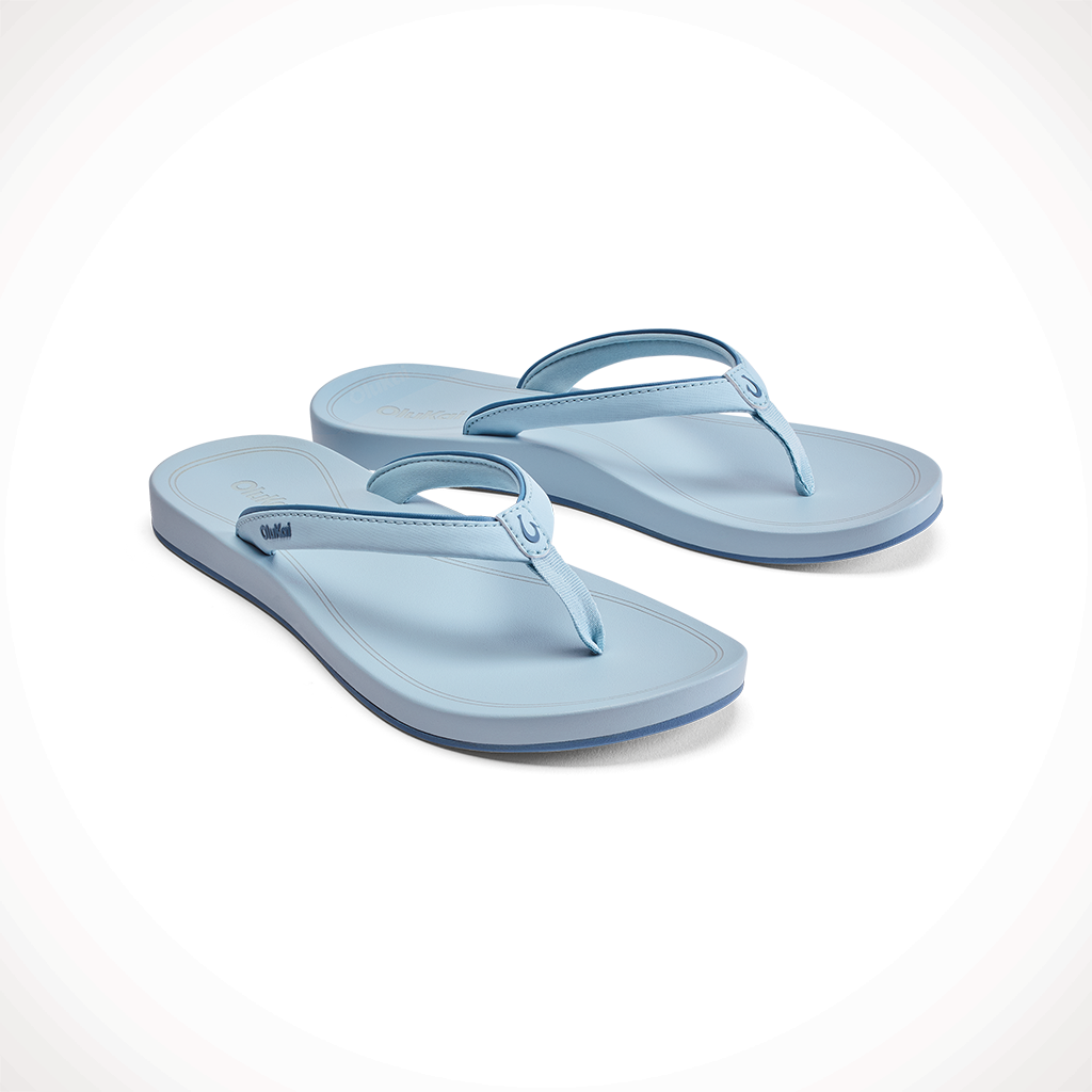 Product image: Olukai Uiki Bright Sky Womens 2025, shown as a pair.