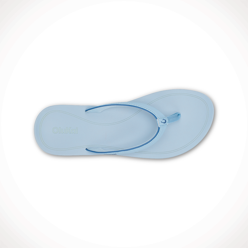 Product image: Olukai Uiki Bright Sky Womens 2025, shown from above.