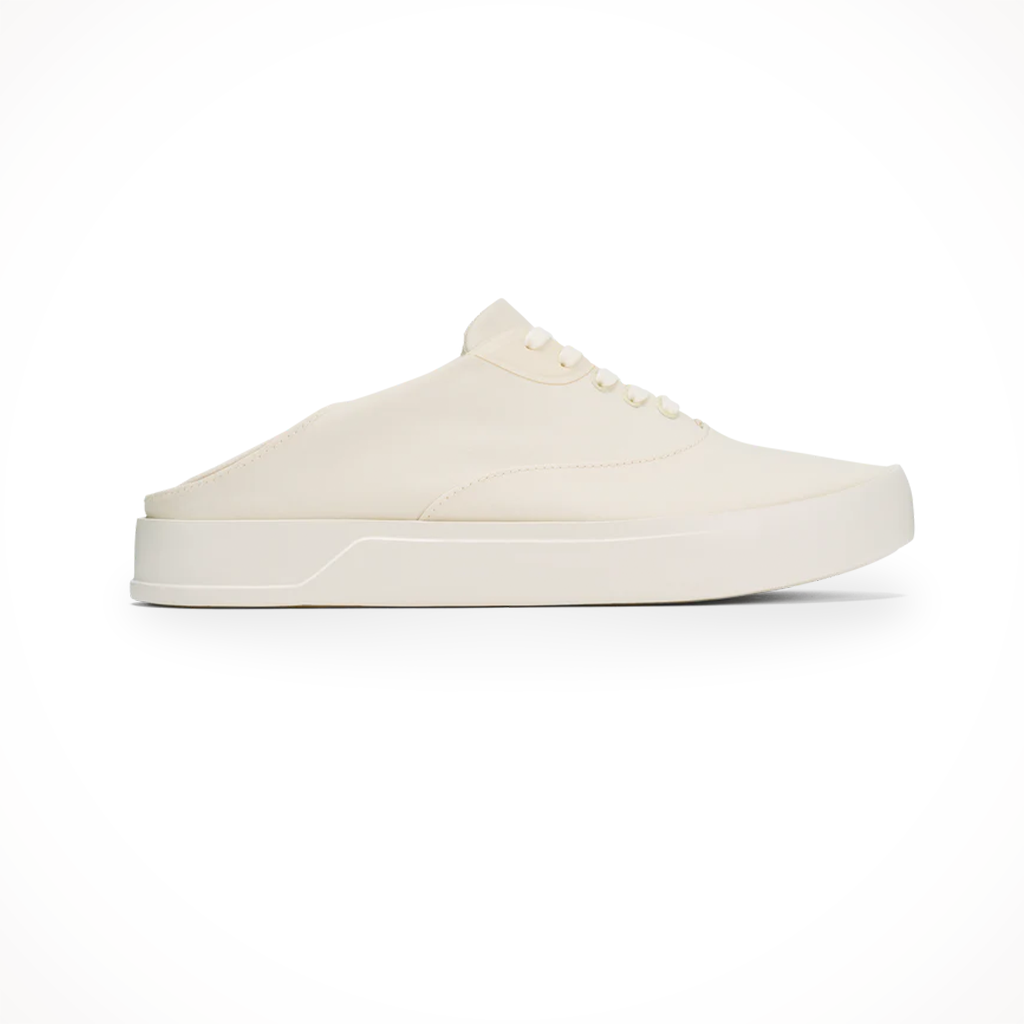Product image: Olukai Mens Tradewind Off White Slide.